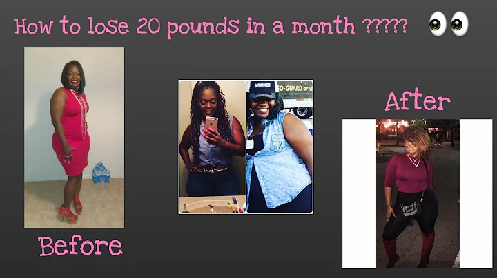 How to lose 20 pounds in 1 month : NO DIET