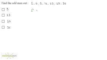 QT 222 Find The Odd man out Part 1