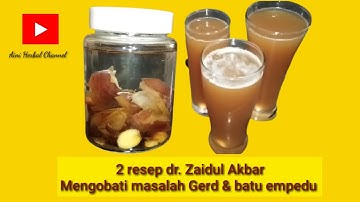 jus untuk batu empedu & infused water untuk Gerd (2 resep jsr dr. Zaidul Akbar)
