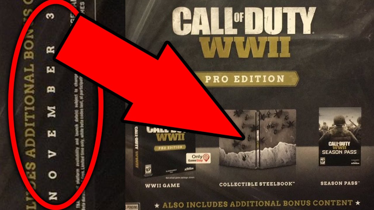 call of duty ww2 pro edition