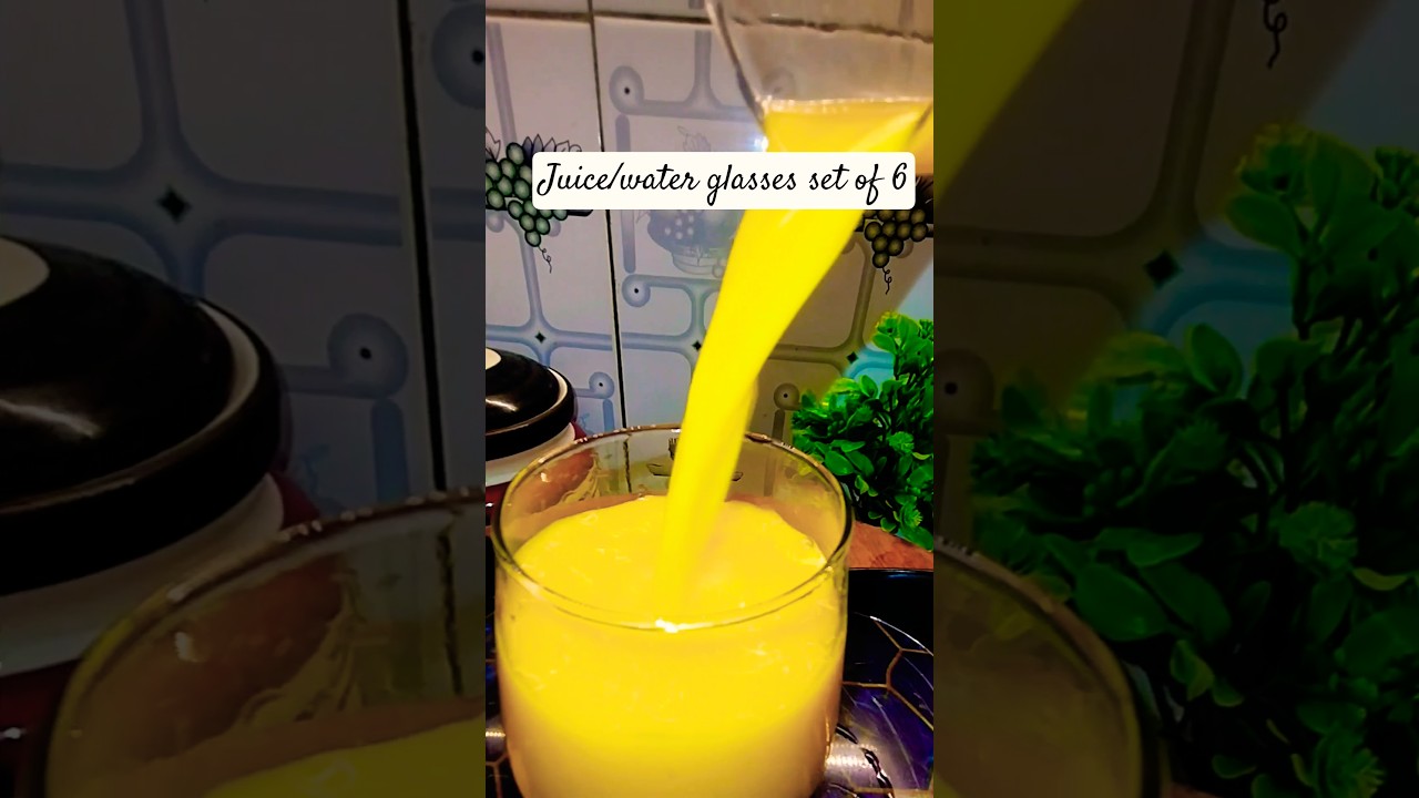 set of 6 juice/water🍷🍸🥃 