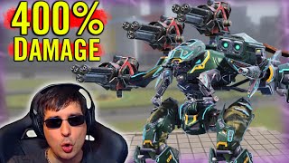 THIS build is gonna be NASTY! War Robots 400% Razdor  LIVE