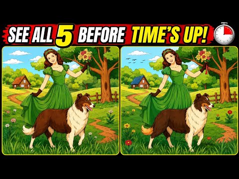 Find the 5 Differences Challenge | Only Sharp Eyes Can Spot All 5! 