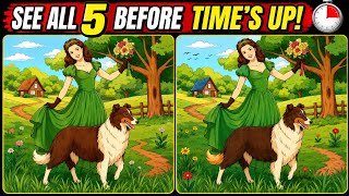 Find the 5 Differences Challenge | Only Sharp Eyes Can Spot All 5! 