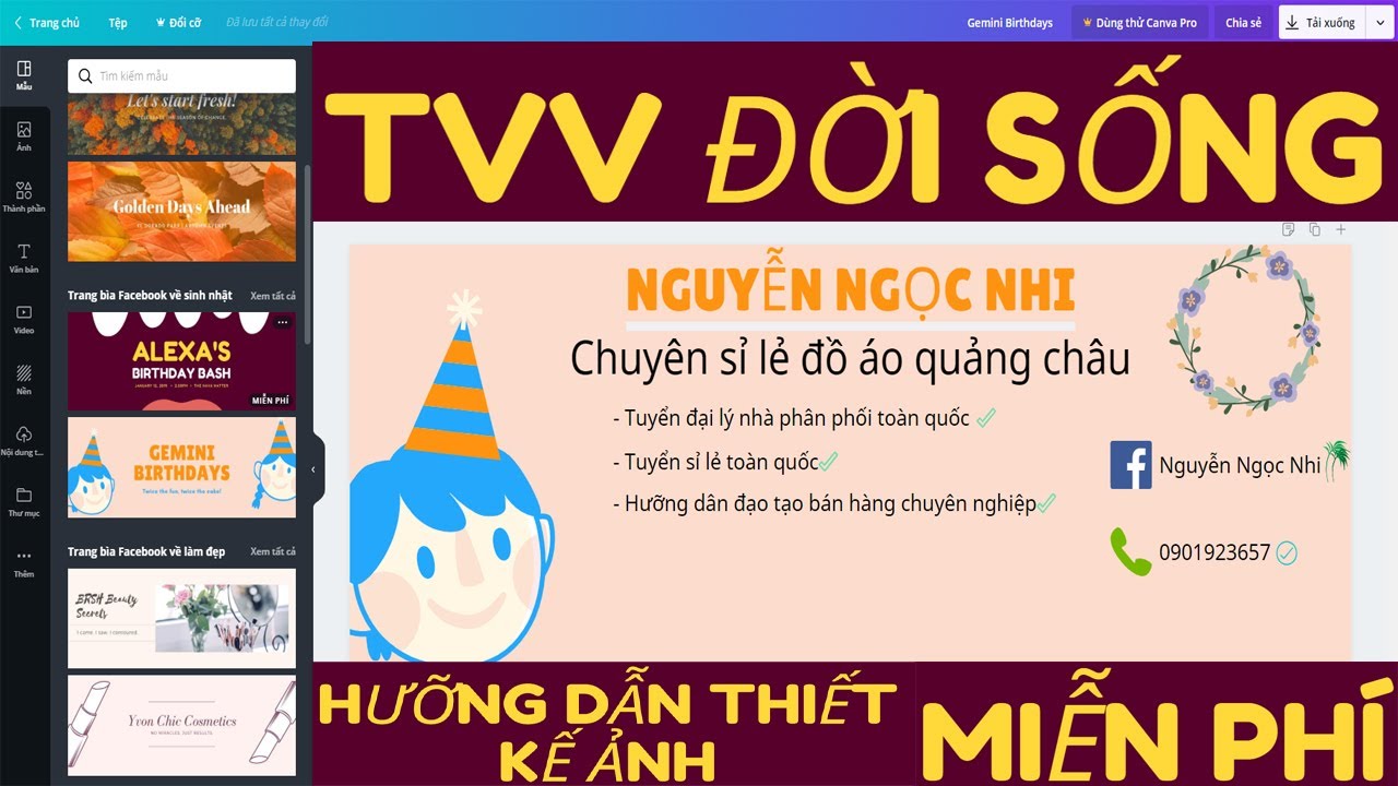 Bạn chưa có kinh nghiệm thiết kế ảnh bìa Facebook? Đừng lo lắng, chúng tôi sẽ hướng dẫn bạn cách tạo ra một bức ảnh bìa chuyên nghiệp và thu hút người xem. Tương tác với bạn bè trên Facebook sẽ trở nên thú vị hơn bao giờ hết.