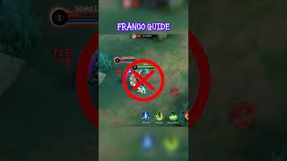 Franco guide #mlbb #ml #shorts #franco #mobilelegends