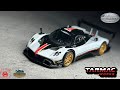 1/64 Tarmac Works Global64 Pagani Zonda R Bianco Benny