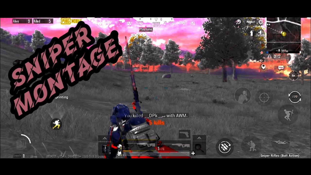 Sniper Montage Pubg Mobile Slow Motion 