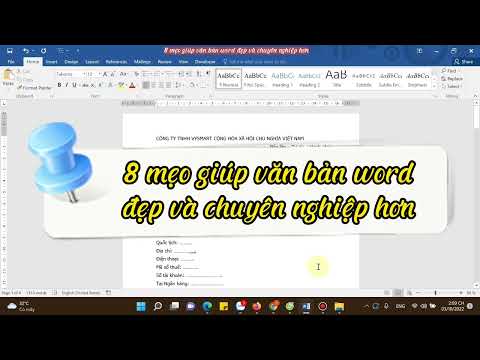 8 mẹo giúp văn bản word của bạn đẹp và chuyên nghiệp hơn