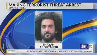 Mobile man charged with making terrorist threats against law enforcement, mayor and church
