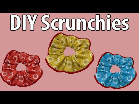 DIY Scrunchies | Cột Tóc Hoa Cúc Viền Dây Xung Quanh Dễ Thương | @Beauty DIY