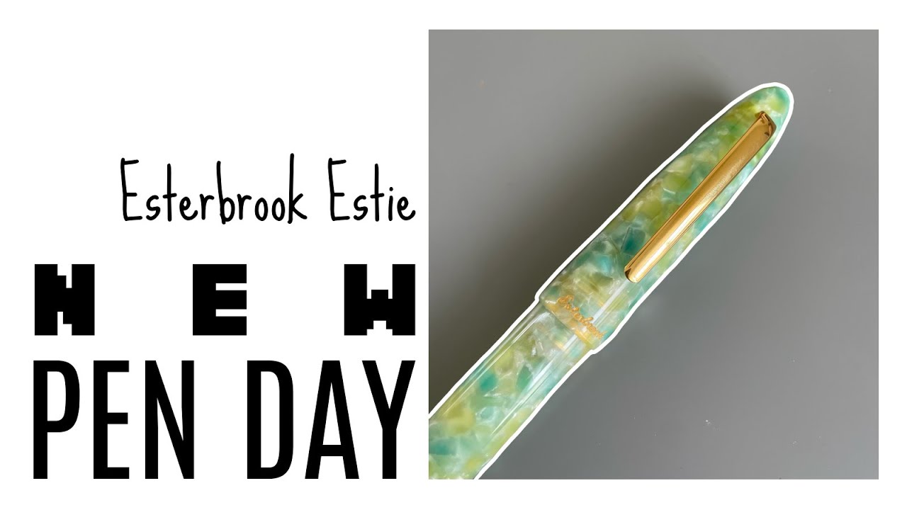 Esterbrook Estie Seaglass M * This time for real! Montegrappa Elmo Comparison