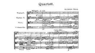 G. Verdi - String Quartet in E minor (Score)