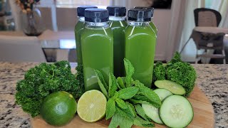 Cucumber And Lemon Juice For Detoxing