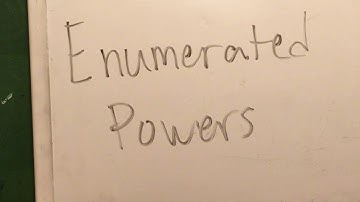 Enumerated Powers