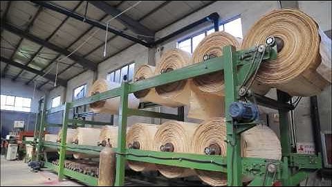 Automatic plywood assembling line