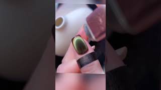 Cat eye nail design idea #nailart