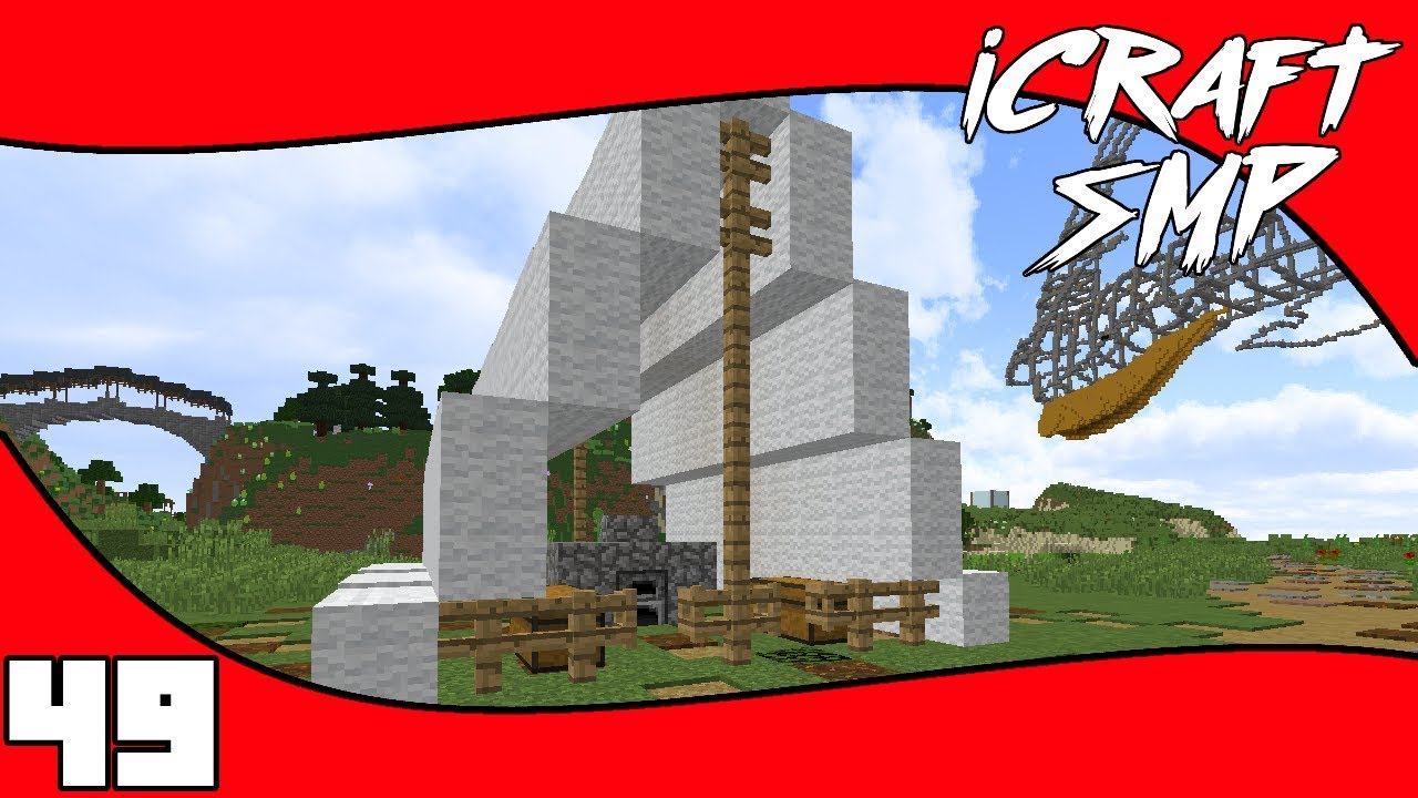 Building a Camping Tent | Minecraft: iCraft SMP | 1.13 Survival Multiplayer Server