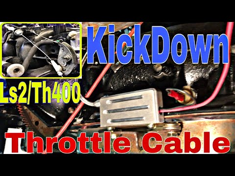 How To Install Lokar Kick-down / Throttle Cable on Gm #Transmission TH400