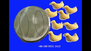 extruded fried bugles chips processing line