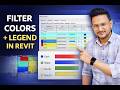 Use Filters with Colors + Legend in Revit | Professional BIM Workflow 🎨🔥#Revit #RevitTutorial #bim