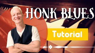 Honk Blues, 12-bar Blues in G, Piano Tutorial