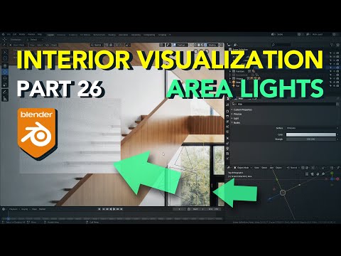Blender Archviz: Area Lights | Part 26 |
