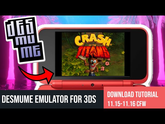 DESMUME EMULATOR ON THE 3DS! RUN DS ROMS ON A 3DS WITHOUT R4 CARD