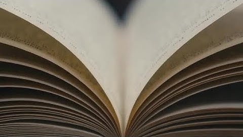 Flipping Pages Of A Book Stock Video