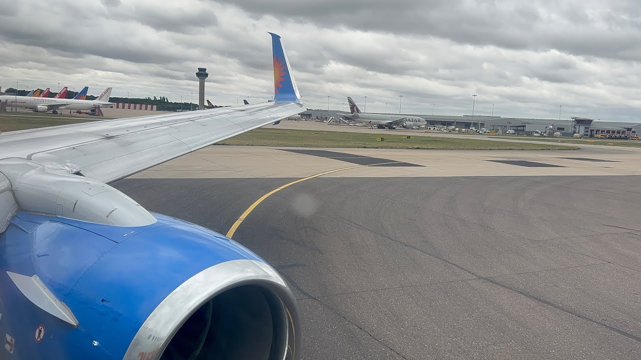 Jet2.com Boeing 737-800 Taxi & Takeoff | London Stansted (STN)