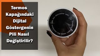 Süblimasyon Dijital Termos Kapağın Pil Değişimi | Teknofinal