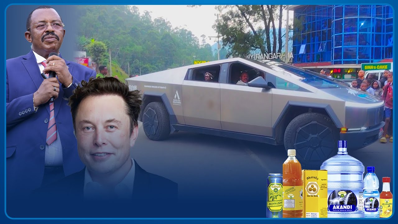 🚘💥AGASHYA GATUNGURANYE Dr. SINA GERARD MURI CYBERTRUCK YA ELON MUSK 😱🔥  