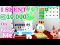 I Spent 10,000 Robux in Adopt Me | We Play Roblox