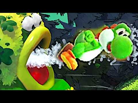 Yoshi got spat out! 😝 - Yoshi and the Mysterious Book (Switch 2