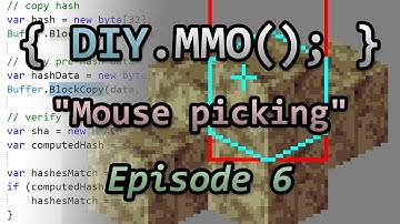 DIY MMO 6: "Tile picking" (Guide to making an MMO)
