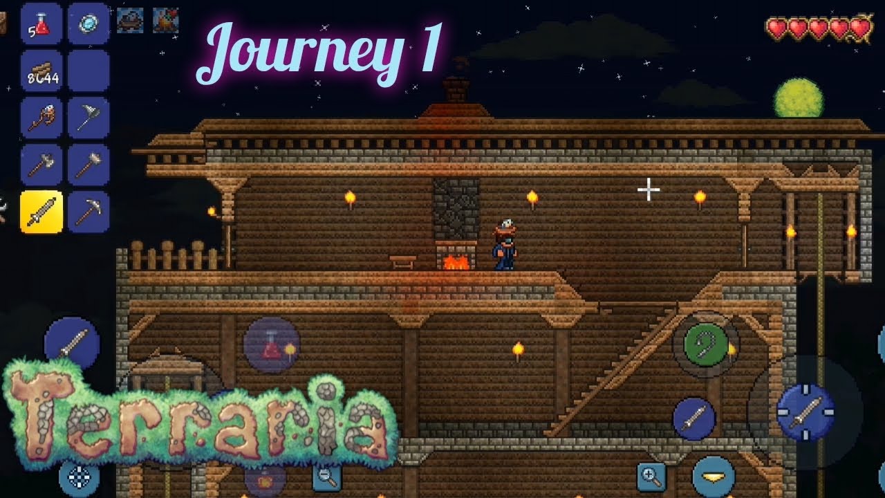 Terraria Episode 1 Journey Mode - YouTube