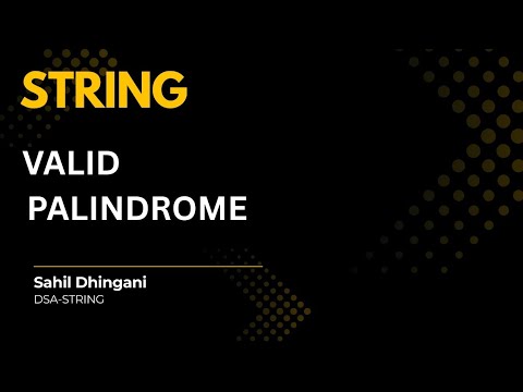 Valid Palindrome | LeetCode Solution Explained | Coding Interview Preparation