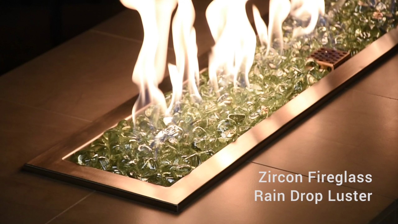 Modern Outdoor Products - American Fireglass - Zircon - Rain Drop Luster