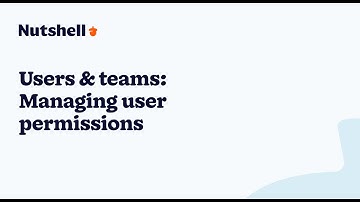 Users & teams: Managing user permissions