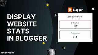 How to Display Website Stats in Blogger screenshot 2