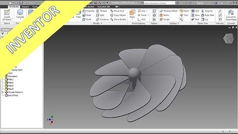 9.5 Schiffsschraube - Variant - Inventor 2014 Training - Coil - Helix