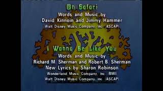 Disneys Sing Along Songs Fliks Musical Adventure At Disneys Animal Kingdom Credits 1999