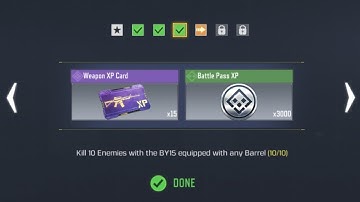 Kill 10 Enemies with the Cordite equipped with any Rear Grip