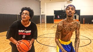 I Challenged FlightReacts & ImDavisss to a 3 Point Contest...