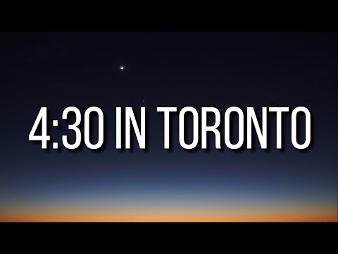 JP Saxe - 4:30 In Toronto (Lyrics)