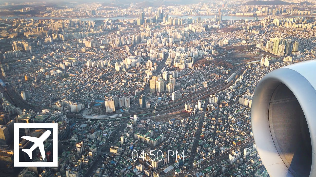 [4K] Full flight video l Busan(Gimhae) to Seoul(Gimpo) l Jeju Air 제주항공 부산(김해)-서울(김포) 전체비행영상