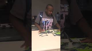 Darius has to decompress by ripping paper after school. #autism #youtubeshorts #shorts