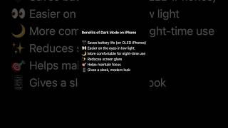 😱 99% of iPhone users don’t know this simple Dark Mode setting! #Shorts #YouTubeShorts #iPhone #ios