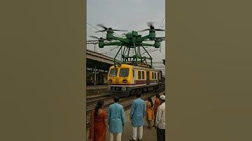 Thumbnail of Flying Mumbai Local #edit #automobile #automotiveedit #aivfx #ai #aivideo #aiedits #train #mumbai