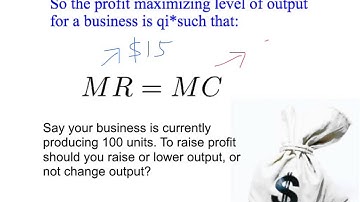 13c: The mathematics of profit maximization - profit